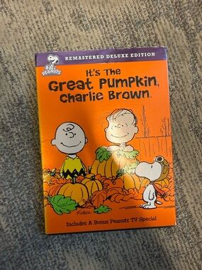 Peanuts Halloween DVD — Orange Cover with Green Accent